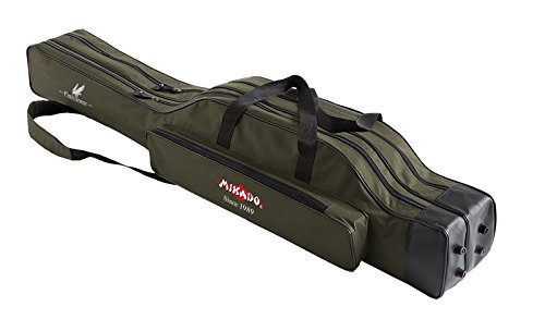 Mikado Rutentasche 2/3 Fächern Rutenfutteral Angeltasche viele Varianten! 1,2-1,6m (120cm/2 Kammern/UWD-12002G-120W)