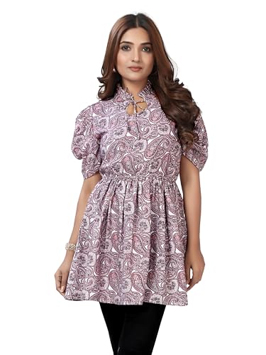 Image of Women Crepe Stylish Solid Trendy Tunic Tops Tops for Women