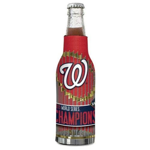 WinCraft Washington Nationals 2019 World Series Champions 2-Sided Bottle Hugger