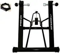 Rolo de Treino Bike Para Exercícios + base niveladora pneu dianteiro