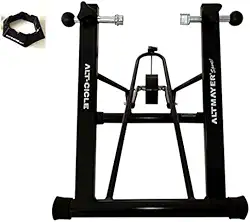 Rolo de Treino Bike Para Exercícios + base niveladora pneu dianteiro