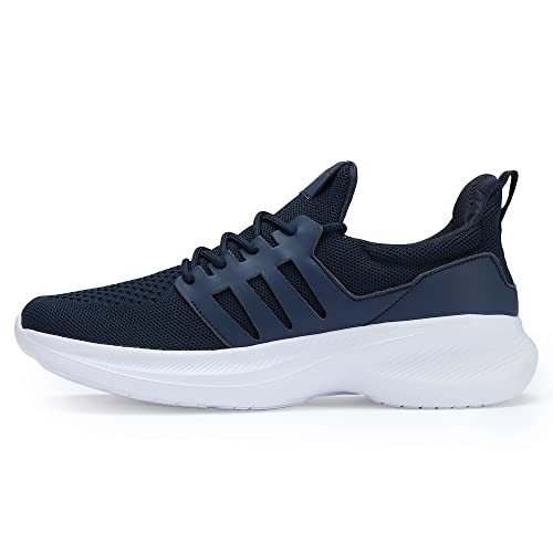 Image of Casbeam Mens Running Shoes Comfortable Lightweight Breathable Walking Shoes Lace-up Shoes Mesh Workout Casual Sports Shoes