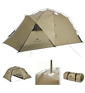 Amazon.co.jp: Naturehike テント 煙突穴付き 2.24kg超軽量 2.8㎡+2.56