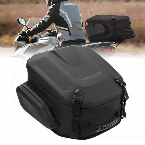 Maleta para asiento trasero de motocicleta con estructura EVA rígida 3