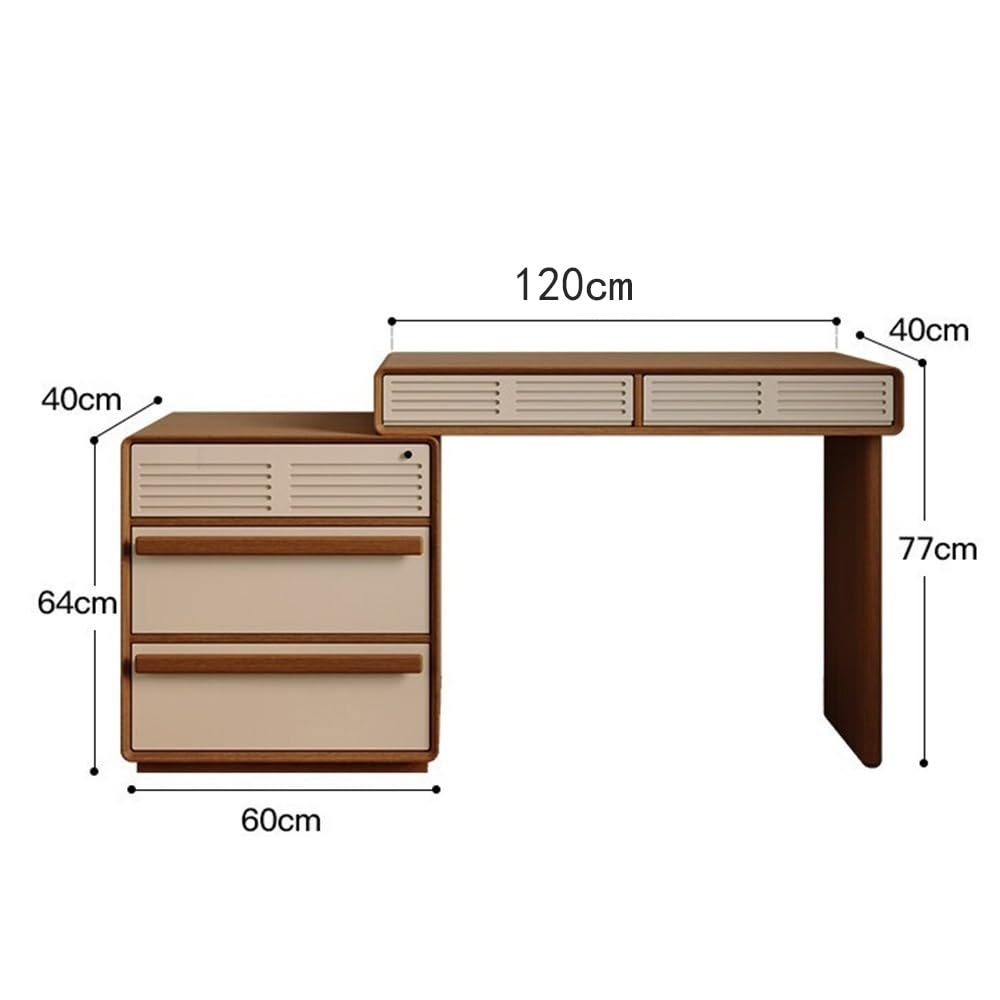 Nowoczesna toaletka toaletka mała toaletka z litego drewna do sypialni elegancki design oszczędzające miejsce stylowe meble idealne do makijażu i akcesoriów