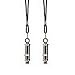 NUGILLA Emergency Survival Whistles - Bobby Style with Lanyard - for Hiking Camping Hunting Outdoor Sports & Pet Training