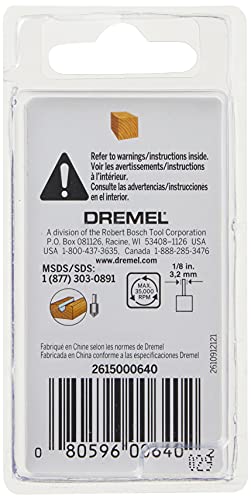Dremel 640 1/4-Inch V-Groove Router Bit , Grey #TOP2