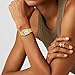 CHEETAH Reloj Analógico de Cuarzo Pequeño ara Mujer con Pulsera Vintage Imagen de CHEETAH Reloj Analógico de Cuarzo Pequeño ara Mujer con Pulsera Vintage