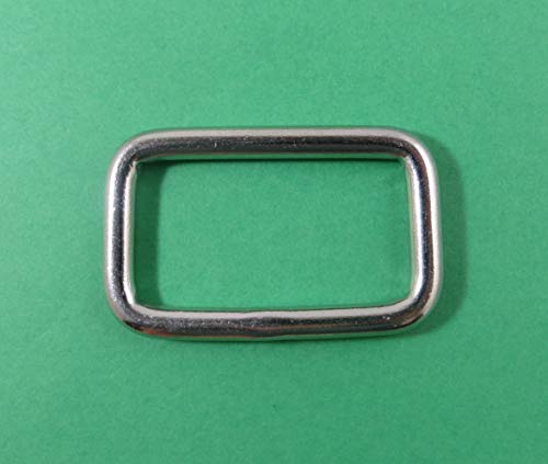 US Stainless 10 Pieces Stainless Steel 316 Rectangle Adjusting Ring 5mm x 40mm (3/16