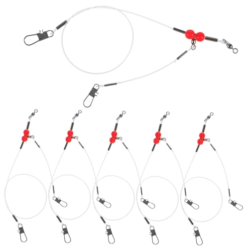 6 piezas líderes de pesca Toddmomy resistentes para señuelos