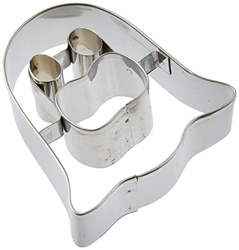 cotta cotta ハロウィンクッキー型 おばけスクリーム シルバー W5.3×L5.4×H2cm 91484