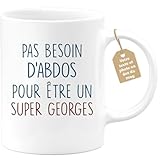 Compatible et pratique : Ce mug est compatible avec le lave-vaisselle et le micro-ondes, ce qui en fait un cadeau pratique pour Georges qui aime la simplicité. Plus besoin de se soucier de l'entretien, il peut profiter pleinement de ses boissons chaudes sans tracas. Parfait pour célébrer la fête des pères ou un anniversaire avec humour.