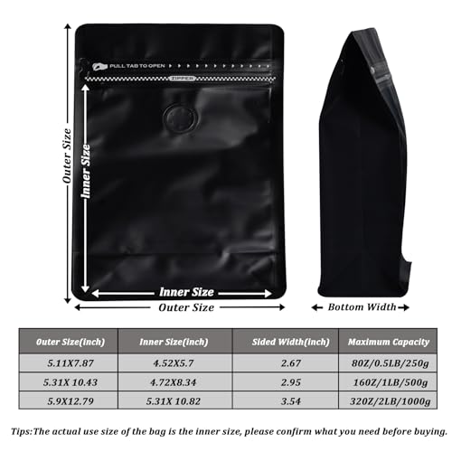 32 oz Large Coffee Packaging Bags