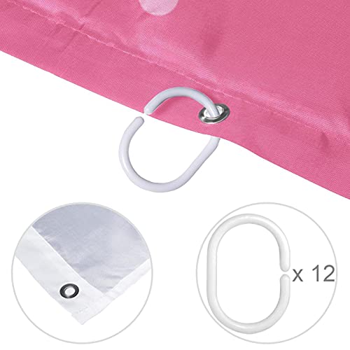 Rideau de douche carlin imperméable coloré 183x183 cm - 5
