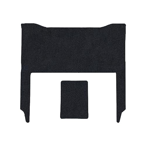 D.Iプランニング 【 新型 セレナ e-power 7人乗り GC28 GFC28 】 セカンドラグマット 2wayタイプ 2枚組 2列目マット フロアマット カーマット 社外品 DX黒