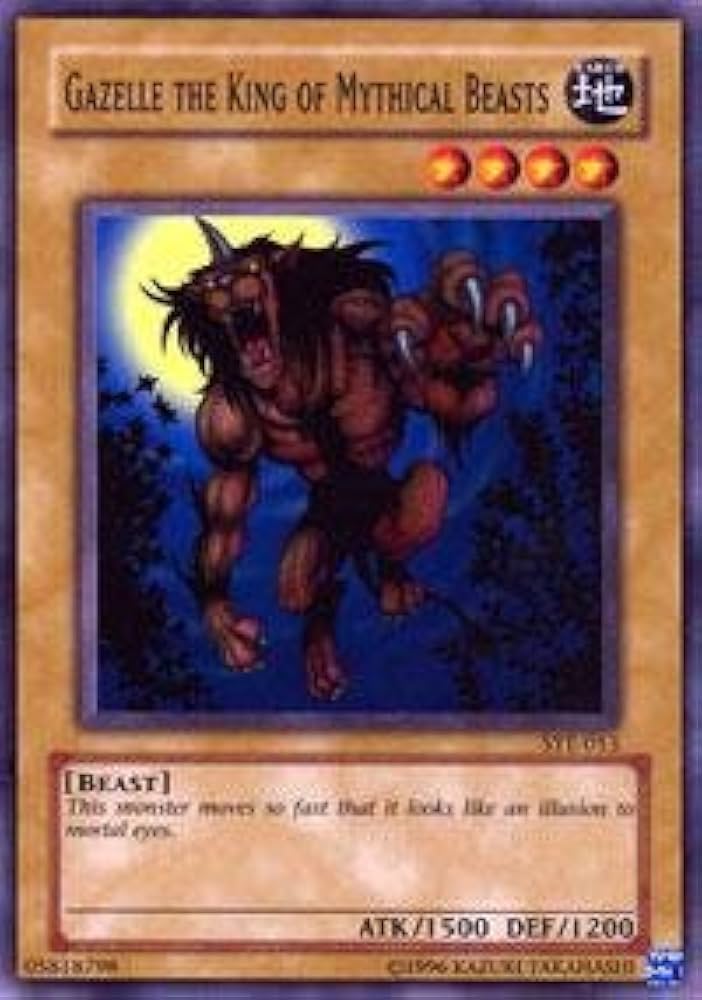 L GEAR SOLID TRADING CARD GAZELLE 96