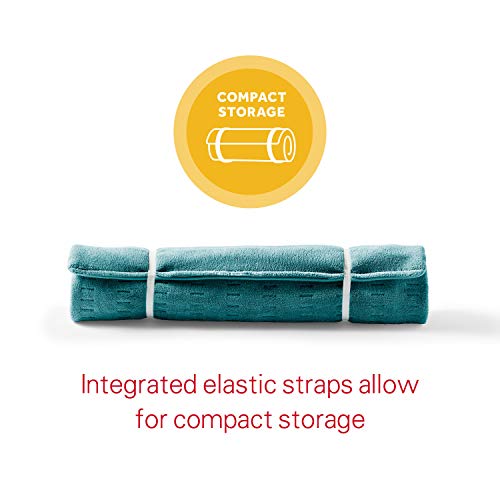 Sunbeam Heating Pad For Back, Neck, And Shoulder Pain Relief With Auto Shut Off, Xxl Large 20 X 24", Teal #TOP2