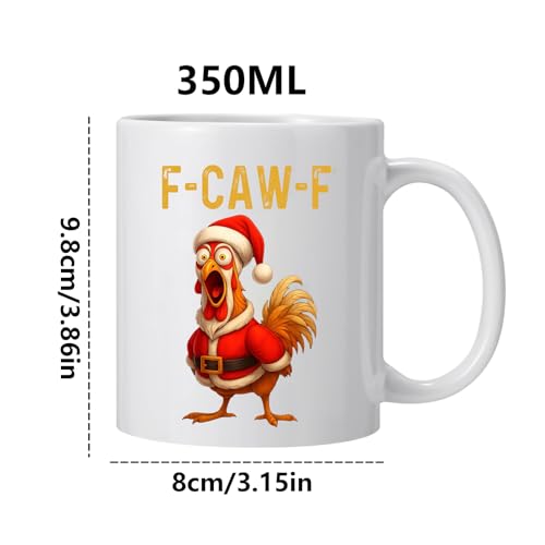 Taza de gallo de 350 ml para café de viaje y oficina 6