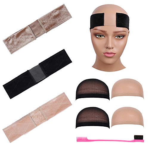 fani Lace Wig Grip Band Velvet Head Band Non Slip Hair Band Adjustable