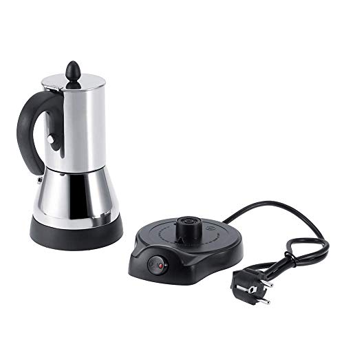 Kaffee-Perkolator Espresso-Kaffee-Mokka-Kaffeemaschine aus Edelstahl in Lebensmittelqualität, 200/300 ml Kaffeemaschine Elektrische Kaffeekanne,
