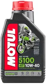 Óleo 5100+ 10W40 4T 1L Óleo Lubrificante para Motor 4 Tempos