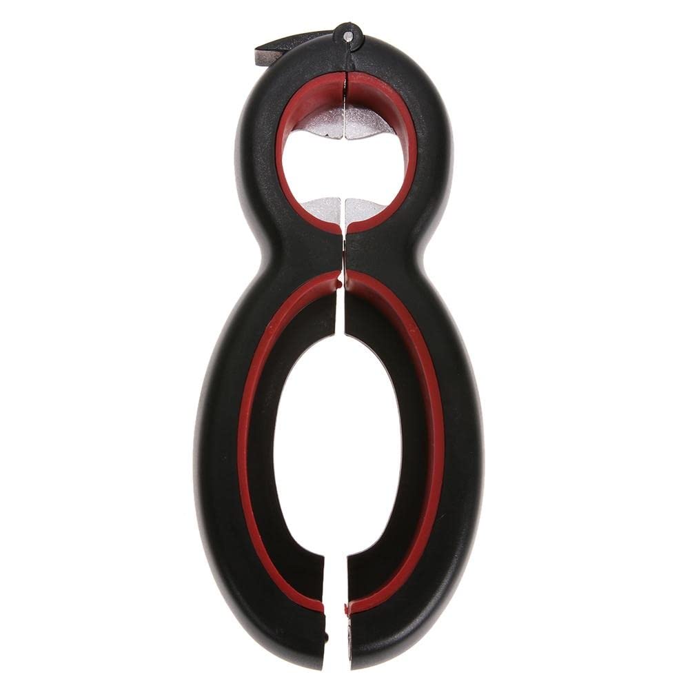 Tire Bouchon 6 en 1 ouvre-bouteille Twist Twist Twist Twist Tout en un JAR Pièce de préhension à vin Couvercle de bière Twist Twist Twist Twist