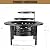 Prilinex 42" Outdoor Fire Pit with 2 Grills - Wood Burning Fire Pit for Outside with Lid & Poker, Metal Round Firepit Extra Large Fireplace for Patio, Backyard, Picnic, Camping, Bonfire Party