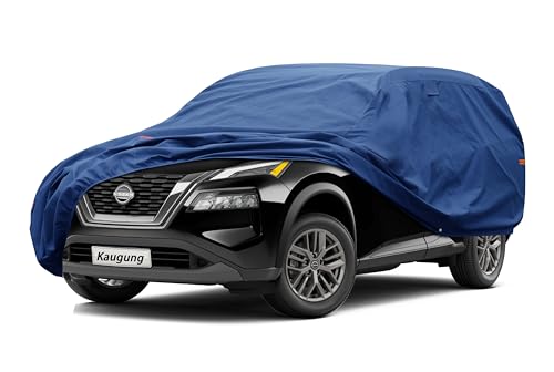 Image of Kaugung Heavy Duty SUV Cover Custom Fit for Nissan Rogue (2001-2025),SUV Car Cover Waterproof All Weather with Anti-Theft Lock,Sun, Rain, Dust & Snow Protection.(USA Warehouse,Within 3-7 Days)