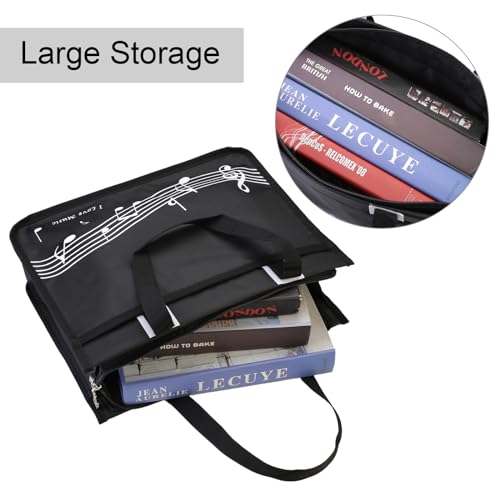 Music Tote Bag Handbag,piano bag,Nylon Cloth Waterproof Women's Shopping Bag,Travel bag with high note zipper,4