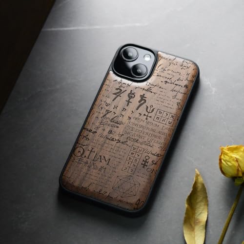 Coque bois iPhone 15 gravée laser, le cadeau Magsafe idéal - 4