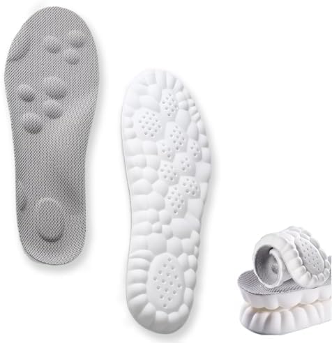 Lonimia Cloud Technology Insole,Soft Foot Protection Cloud Feeling Insole,Super Soft Comfort Insoles,U-Shape Memory Foam Insoles, 4D Sports Memory Foam Insoles (Men 5-6/Women 6-7)