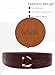TeeYee Women Girl Leather Waist Belt Fashion Hook Design Buckle Wide Chic Elastic Stretched Waist Band (Coffee, Large)