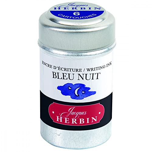 Herbin 20119T Inchiostro, Blu Notte, 4.2 X 2.3 X 2.3 Cm