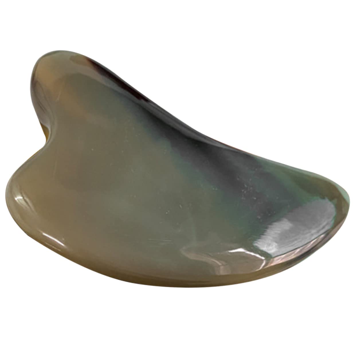 FOMIYES 4 Piezas Tablero De Raspado Triangular Guasha Suministros Herramientas Del Hogar Masajeador De Cuerpo Músculo Piedra Rostro La Cara Viajar Cuernos Herramienta Auxiliar