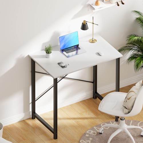 Image of OLIXIS 47-Inch Large Computer Desk for Home Office, White