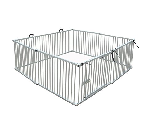Cool Runners Pro Series Secure Aluminum Portable Expandable Exercise Enclosure 8 Sections (25"H x 36"L Per Section)