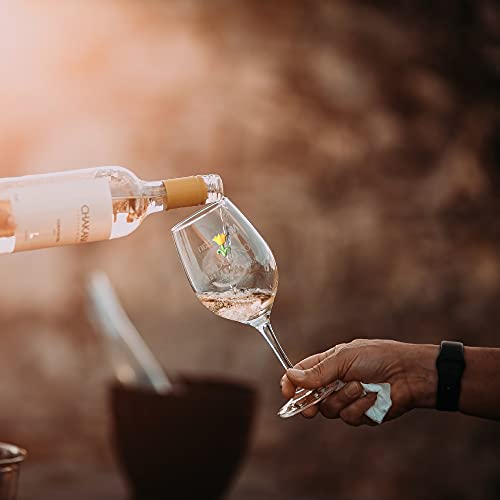 Simply Charmed Magnetic Wine Glass Charms - Cute Bunnies And Flower Drink Markers Set Of 6 #TOP6