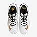 Nike Alpha Huarache Elite 4 Low Men's Baseball Cleats (White/Black/Metallic Gold) Size 12