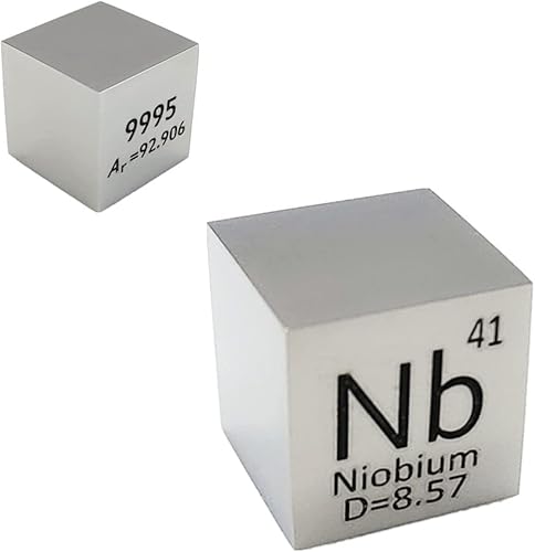 Miniatura 30 de 0.39" Cubo de Boro B 99.9% 3N Puro, Cubo de Densidad de 10mm para Colección de Elementos, Tabla Periódica, Cazador, y Más (0.39", Boro)