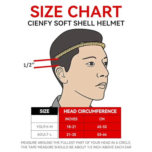 Cienfy Soft Shell Flag Football Helmet 7V7 Scrum Cap Rugby Headguard Padded Helmet thumb #1