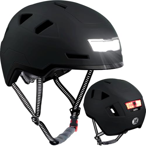 Image of XNITO Bike Helmet with LED Lights - Urban Bicycle Helmet for Adults, Men & Women - CPSC & NTA-8776 Dual Certified - Class 3 E-Bikes, Scooters, Onewheel, Commuter, Mountain