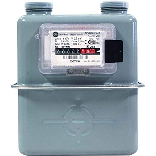 DianKamin Compteur volumétrique mural pour gaz GPL méthane, compteur intérieur110 dB.