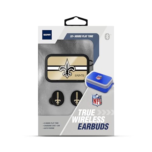 Image of SOAR NFL Wireless Sport Earbuds: Comfortable Fit & Convenient Charging