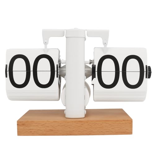Reloj de escritorio mecánico digital para hogar con solapas automáticas retro 3