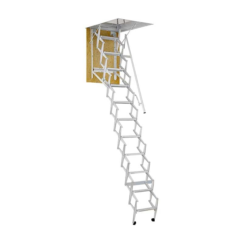 Escalera escamoteable de Techo de Acero zincado (90X50X300)