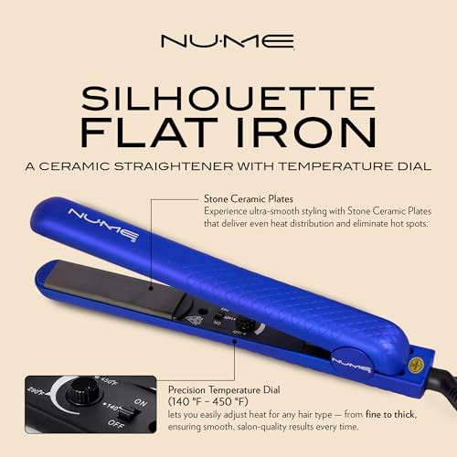 Plancha de Pelo Nume Silhouette Azul miniatura 2