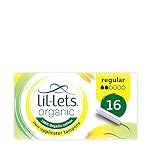 Lil-Lets 16 Organic Non-Applicator Tampons Regular