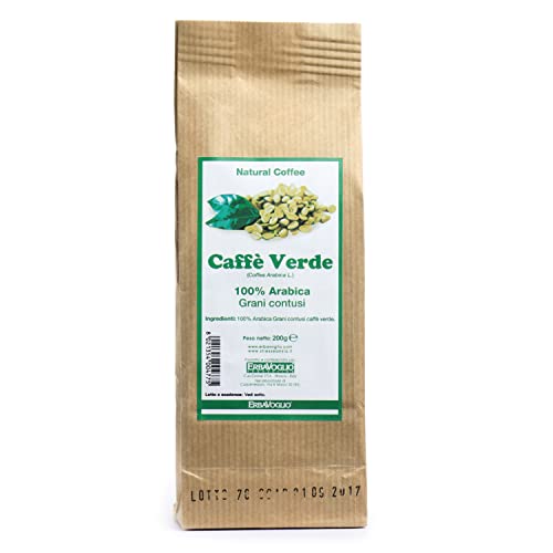Café verde en grano - mantiene intactos todos los aspectos beneficios de los granos originales - 200 g
