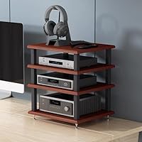 Amazon.co.jp: GUAWJRZDP オーディオ ラック、小型デスクトメディア