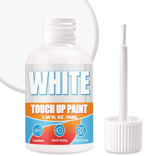 White Touch Up Paint Pen, White Paint for Wall, Door, Cabinets, Furnit